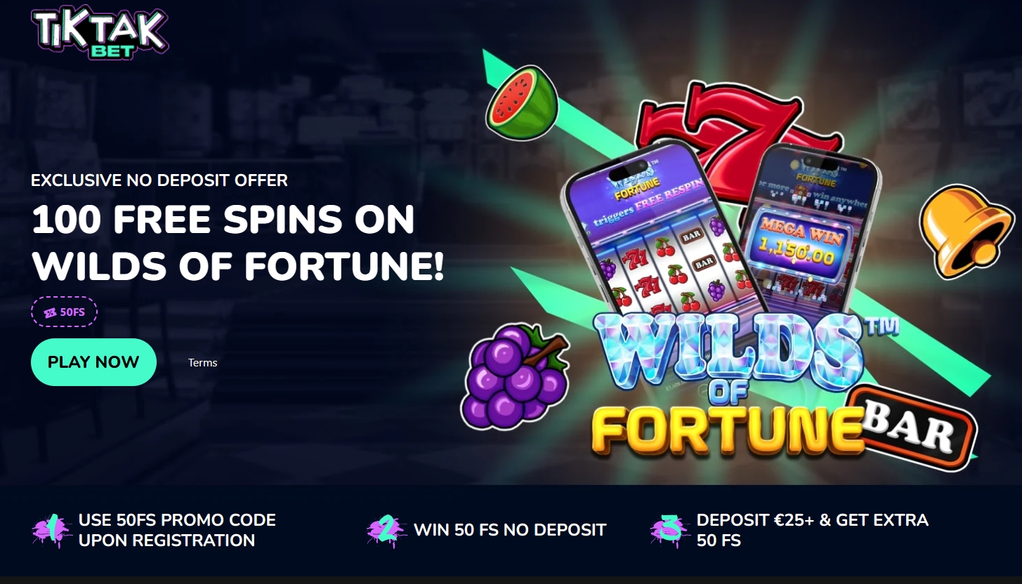Tik Tak Bet - 50 Giros Gratis